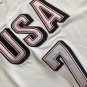 2024 Olympic Games US Team No. 7 Durant White S-XXL