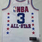All Star Iverson 76ers No. 3 White Retro Jersey