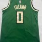 Bucks' No. 0 green jersey
