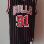 Bull (Mesh Print) 91 Rodman Black Red Stripe