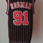 Bull (Mesh Print) 91 Rodman Black Red Stripe