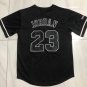 Bull No. 23, all black short sleeved XS-XXL
