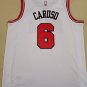 Bulls # 6 White  jersey