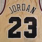 Bulls 23 Golden Black Letter Jordan Silk Cloth