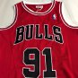 Bulls 91 AU Embroidery 97-98 Red XS-XXL