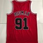 Bulls 91 AU Embroidery 97-98 Red XS-XXL