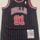 Bulls 91 Black and Red Striped Children's Clothing Retro