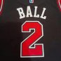 Bulls No. 2 Black jersey