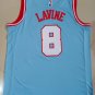 Bulls No. 8 light blue  jersey