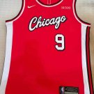 Bulls No. 9 Red  jersey
