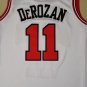 Bulls No. 11 White DeRozan jersey