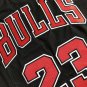 Bulls No. 23 AU Embroidered Black 97-98 Championship