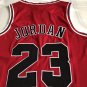 Bulls No. 23 AU Embroidery Red 97-98 Championship