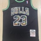 Bulls No. 23 Black Retro Jersey