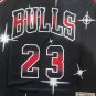 Bulls No. 23 Black Starry Sky Retro jersey