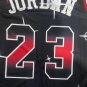 Bulls No. 23 Black Starry Sky Retro jersey