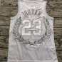 Bulls No. 23 Jordan MVP All White XS-XXL