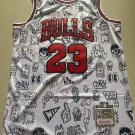 Bulls No. 23 printed retro jersey_CM_1