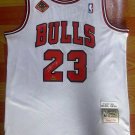 Bulls No. 23 White Signature Vintage Jersey