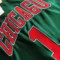 Bulls No.1 Green Embroidered Jersey XS-XXL