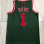 Bulls No.1 Rose 08-09 Chicago Green XS-XXL