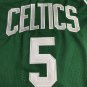 Celtics No. 5 Garnett 07-08 Embroidered Shirt S-XXL