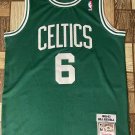 Celtics No. 6 Russell Retro jersey