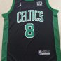 Celtics No. 8 Black Jordan jersey