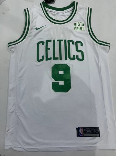 Celtics No. 9 White  jersey_CM_1