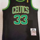 Celtics No. 33 Black Classic Retro Reloaded Limited Edition Jersey