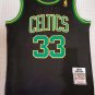Celtics No. 33 Black Classic Retro Reloaded Limited Edition Jersey