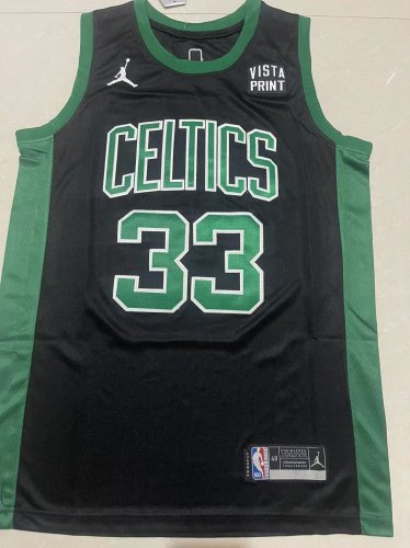 Celtics No. 33 black jersey