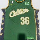 Celtics No. 36 green  jersey