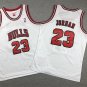 Children's clothing bull 23 white retro logo