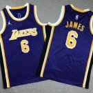 Children's clothing Lakers 6 purple round neck