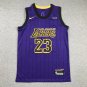 Children's clothing Lakers 23 Black Stripe Purple