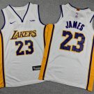 Children's clothing Lakers 23 white V-neck