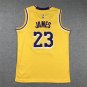 Children's clothing Lakers 23 yellow round neck