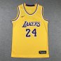 Children's clothing Lakers 24 yellow round neck
