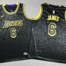 Children's Lakers 6 Black Serpentine Pattern