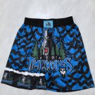 Forest Wolf Heat Transfer Color Blue Pocket Ball Pants