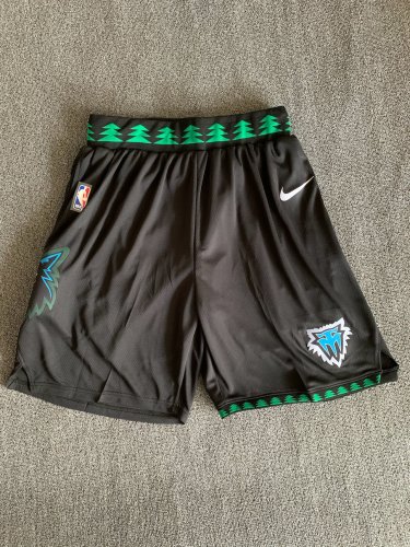 Forest Wolf Retro Black Pants