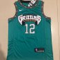 Grizzly No.12 green jersey embroidered XS-XXL