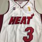 Heat No. 3 Wade White Embroidered AU jersey XS-XXL