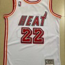 Heat No. 22 white retro jersey