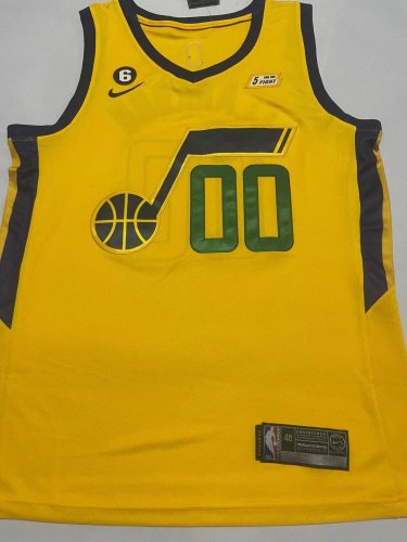 Jazz No. 00 yellow  jersey