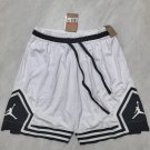 Jordan A-4 White Striped Black Ball Pants