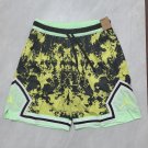 Jordan B-33 tie dye black fluorescent green ball pants