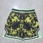 Jordan B-33 tie dye black fluorescent green ball pants