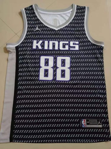 King 88 # Black Jordan jersey
